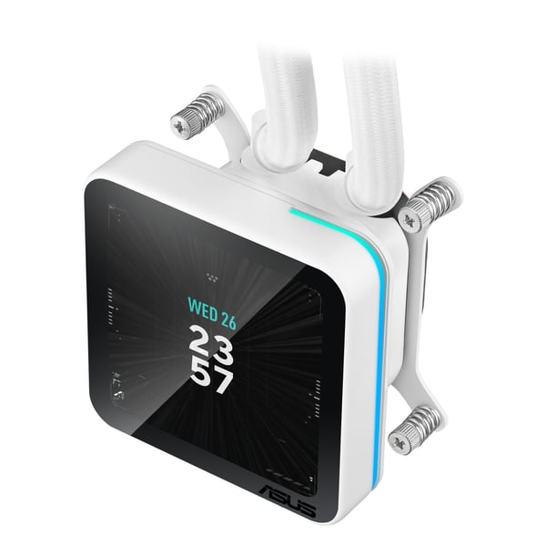 ASUS PRIME SLC II 360 ARGB LCD WHT Processor Allt-i-ett vätskekylare 12 cm Vit 1 styck