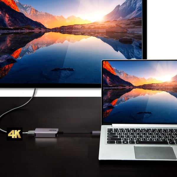 ATEN USB-C till 4K HDMI-adapter