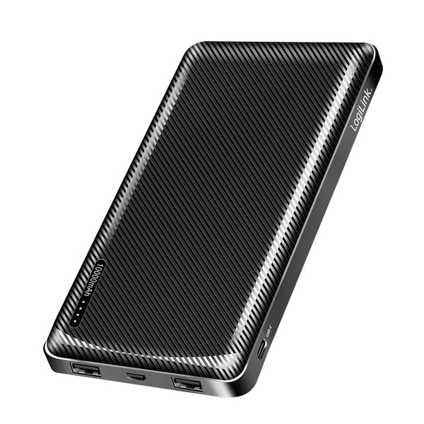 LogiLink PA0316 powerbank 10000 mAh Sort LogiLink PA0316 powerbank 10000 mAh Sort