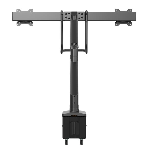 StarTech.com ARMSLMBARDUO skærmbeslag og -stativer 81,3 cm (32") Skrivebord Sort
