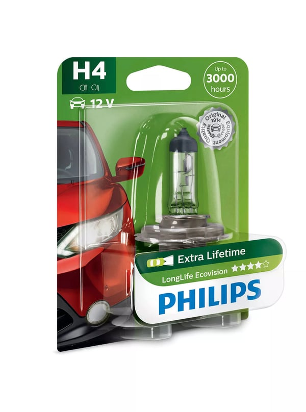 Philips LongLife EcoVision 12342LLECOB1 Längre hållbarhet