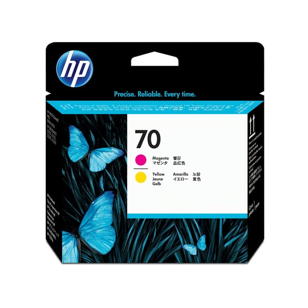 HP 70 - Gul, Magenta - Printhoved - til DesignJet HD Pro MFP
