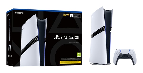 Sony Interactive Entertainment PlayStation 5 Pro 2 TB Wi-Fi Svart, Vit