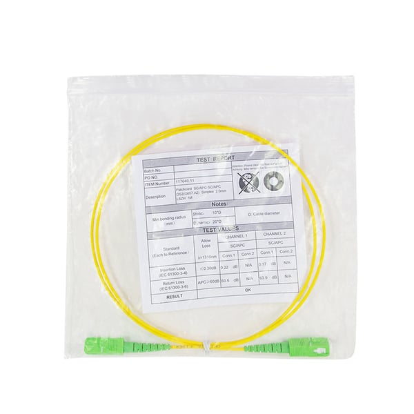 LogiLink FPSSC01 InfiniBand og fiberoptisk kabel 1 m SC Gul