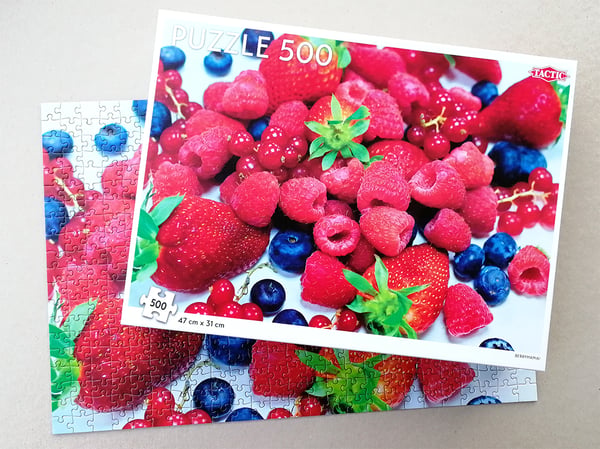 Tactic Lover's Special: Berrymania! - 500 pcs Puslespil 500 stk Mad og drikkevarer