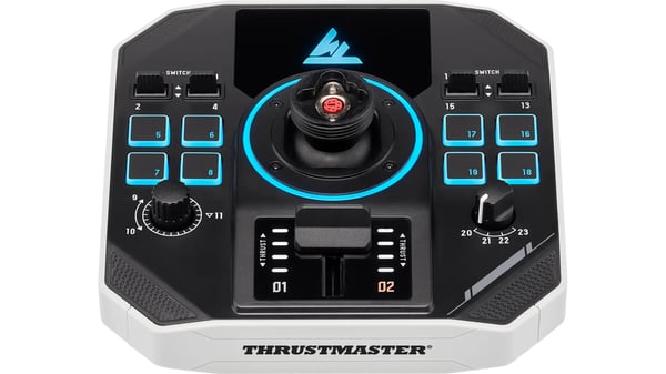 Thrustmaster Sol-R 2 HOSAS Space Sim Duo Sort, Hvid USB Flightstick Analog/digital PC