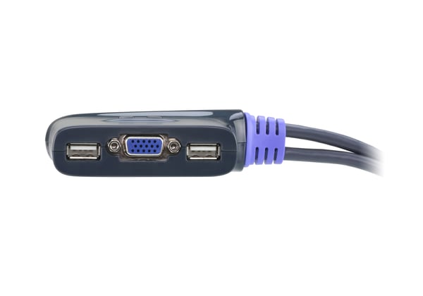 ATEN 2-Port USB KVM Switch KVM-switchar Blå