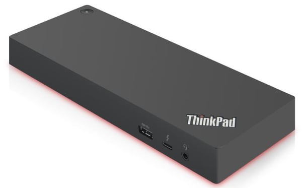 Lenovo 40AN0135SA dockningsstationer för bärbara datorer Kabel Thunderbolt 3 Svart