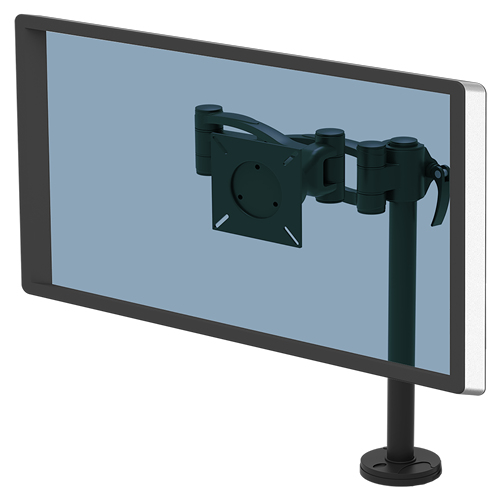 Fellowes Vista 8041601 skærmbeslag og -stativer 81,3 cm (32") Skrivebord Sort