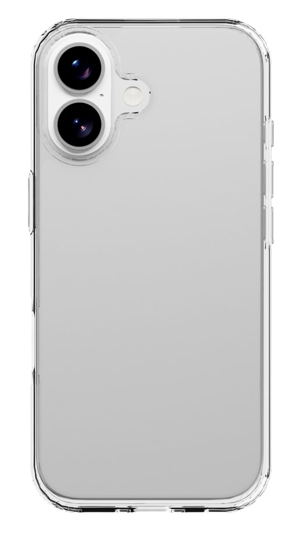 Cellularline CLEARDUOIPH17T mobiltelefonfodral 16 cm (6.3") Mobilskal Transparent