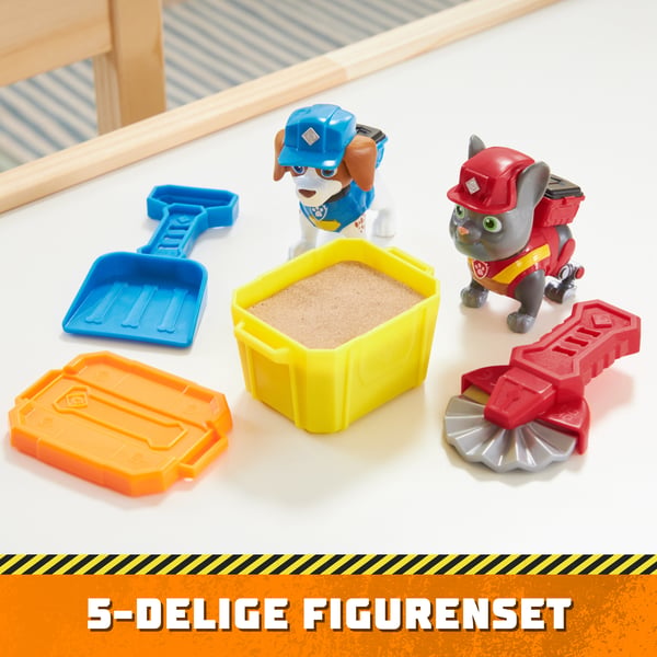 Paw Patrol Charger og Wheeler Rubble & Crew pakke med 2 figurer