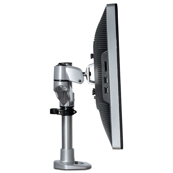 StarTech.com ARMPIVOTB2 monitorin kiinnike ja jalusta 86,4 cm (34") Vastaanotto Hopea