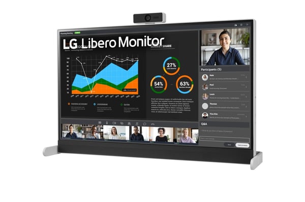 LG 27BQ70QC-S tietokoneen litteä näyttö 68,6 cm (27") 2560 x 1440 pikseliä 2K Ultra HD LED Valkoinen