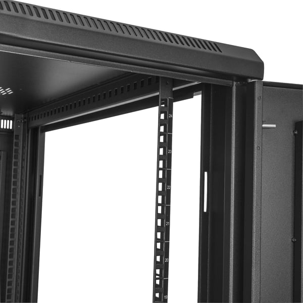 StarTech.com RK2433BKM palvelinteline 24U Itseseisova teline Musta