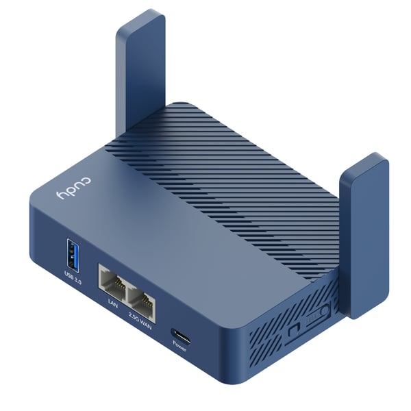 Cudy AX3000 trådløs router Gigabit Ethernet Dual-band (2,4 GHz / 5 GHz) Blå