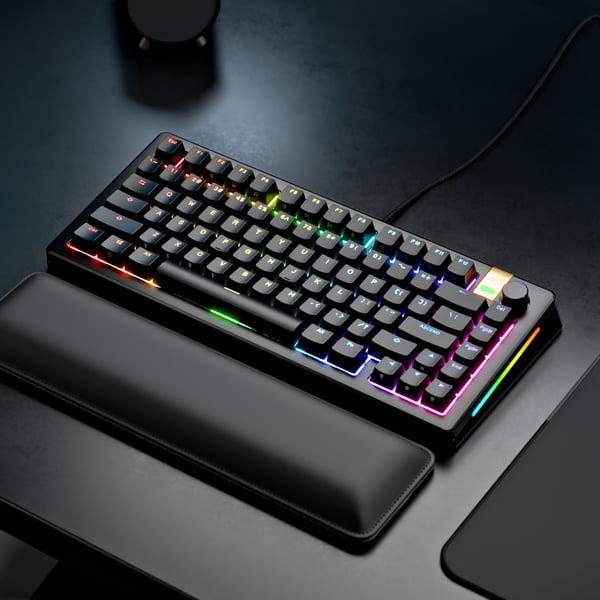 Glorious Gaming GMMK 3 PRO HE 75% Prebuilt tastatur Spil USB QWERTY US engelsk Sort