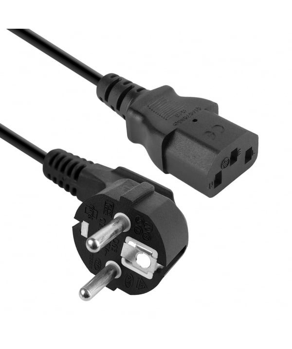 Vultech ALIM15 strömkablar Svart 1,5 m Strömkontakt typ F IEC C13