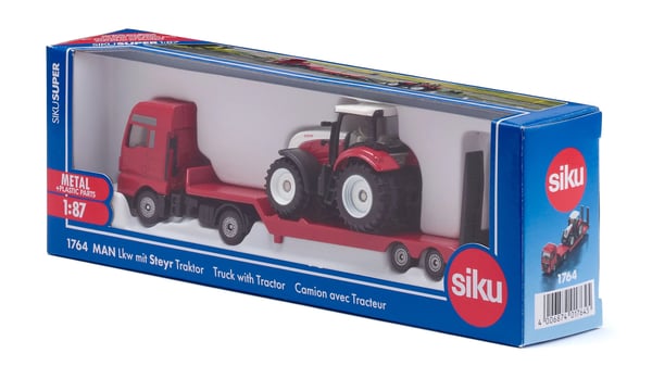 Siku 1:87 MAN LKW mit Steyr Traktor