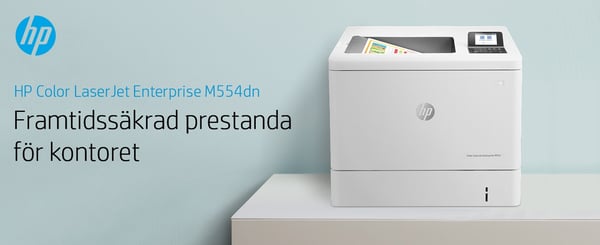 HP LaserJet Enterprise M554dn - Skrivare - Färg - Duplex - Laser - A4/Legal - 1200 x 1200 dpi - upp till