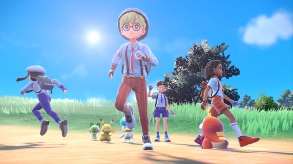 Nintendo Pokémon Scarlet and Pokémon Violet Double Pack Förenklad kinesiska, Tyska, Engelska, Spanska, Franska, Japanska, Koreanska Nintendo Switch