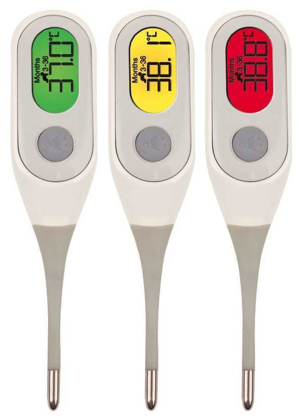 Braun PRT2000 digital kropstermometer Kontakt Blå, Hvid Underarm