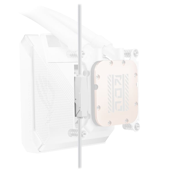 ASUS ROG STRIX SLC IV 360 ARGB LCD WHT Processor Alt-i-en væskekøler 12 cm Hvid 1 stk