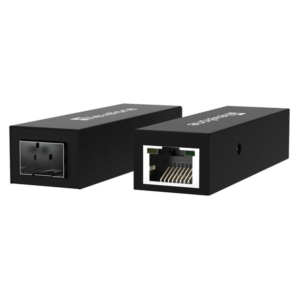 LevelOne GVT-1001 mediakonverterare för nätverk 1000 Mbit/s Gul