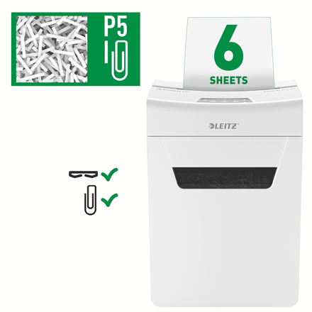 Leitz IQ Protect Premium Dokumentförstörare 6M