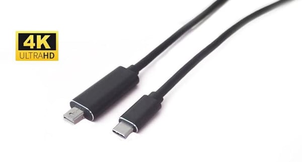 Microconnect USB3.1CMDP2 USB grafisk adapter Sort