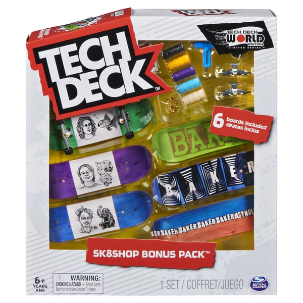 Tech Deck Sk8shop Bonus Pack Sormiskeittilautasarja Tech Deck Sk8shop Bonus Pack Sormiskeittilautasarja