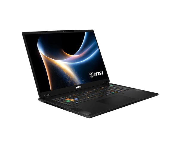 MSI Stealth 18 HX A2WI-087 Intel Core Ultra 9 290HX Plus Kannettava tietokone 45,7 cm (18") WQUXGA 32 GB DDR5-SDRAM 2 TB SSD NVIDIA GeForce RTX 5080 Laptop GPU Wi-Fi 7 (802.11be) Windows 11 Home Musta Saksa