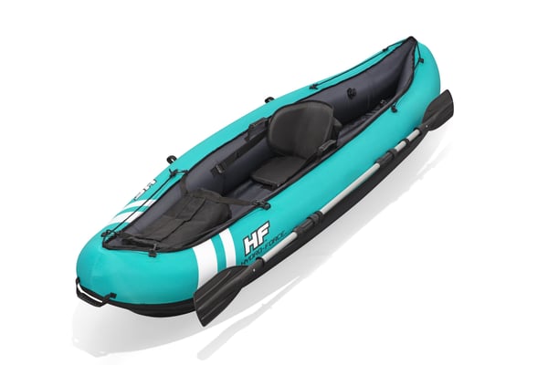 Bestway 65118 sports-kajak 1 person(er) Sort, Turkis Nylon, Polyvinylchlorid (PVC) Oppustelig kajak
