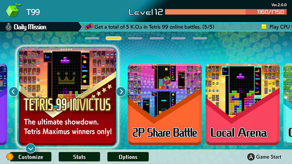 Nintendo Tetris 99, Switch Vakio Englanti Nintendo Switch