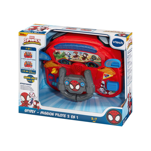 VTech Jouets Educatifs Licence SPIDEY - MISSION PILOTE 2 EN 1 Bærbar computer til børn
