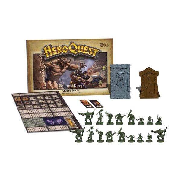 Hasbro Gaming Avalon Hill HeroQuest Kellar's Keep Lautapelin lisäosa Matkailu-/seikkailupeli