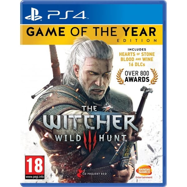 BANDAI NAMCO Entertainment The Witcher 3: Wild Hunt - Game of the Year Edition, PlayStation 4 Vakio Englanti