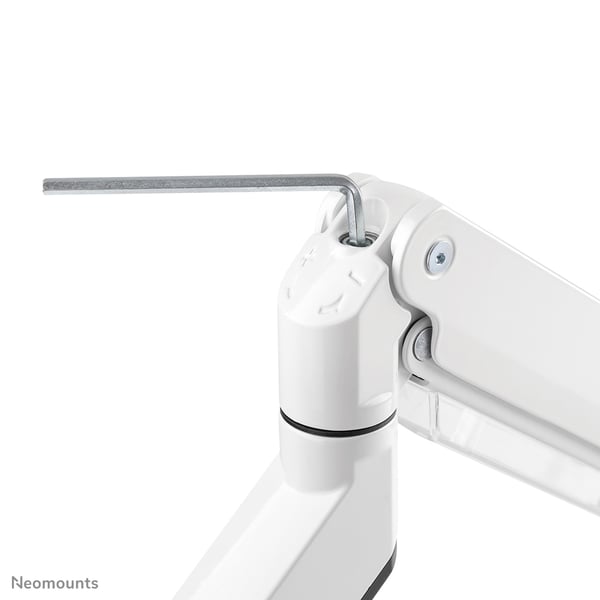 Neomounts NM-D775DXWHITE monitorin kiinnike ja jalusta 81,3 cm (32") Vastaanotto Valkoinen