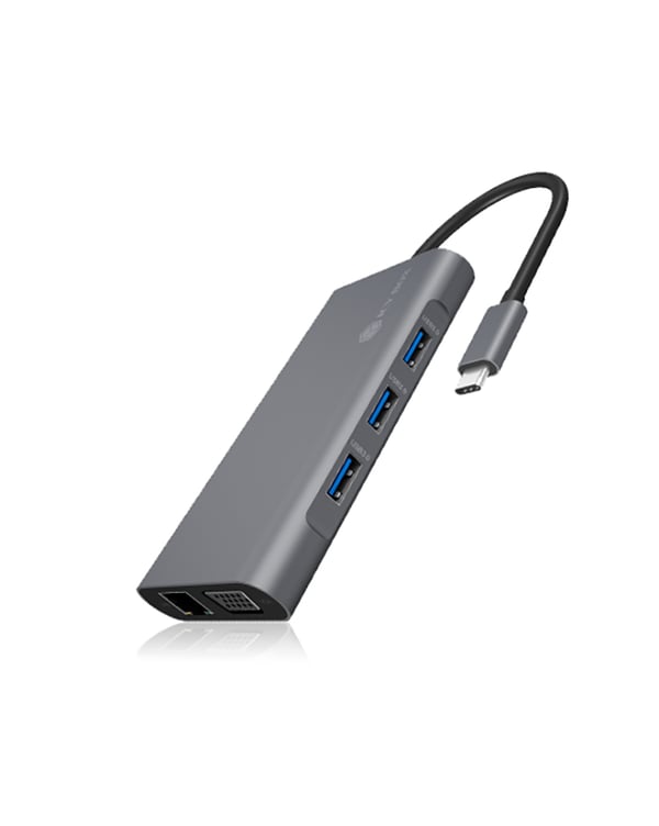 USB Type-C™ -kannettavan telakointiasema kymmenelle lisäportille (IB-DK4040-CPD)