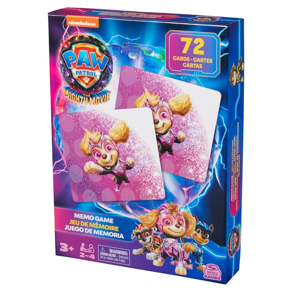 Games KOG KOL PAW Movie2 MemoGm 72pc GML Kortspil Hukommelse