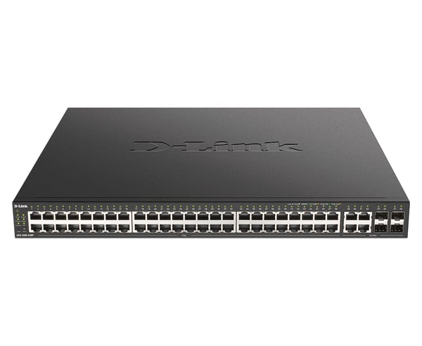 D-Link DGS-2000-52MP netværksswitch Administreret L2/L3 Gigabit Ethernet (10/100/1000) Strøm over Ethernet (PoE) 1U Sort D-Link DGS-2000-52MP netværksswitch Administreret L2/L3 Gigabit Ethernet (10/100/1000) Strøm over Ethernet (PoE) 1U Sort