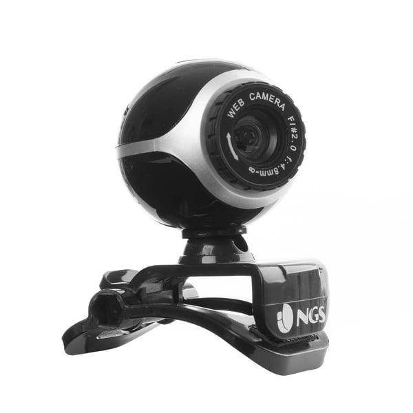 NGS Xpresscam300 webbkameror 8 MP 1920 x 1080 pixlar USB 2.0 Svart, Silver