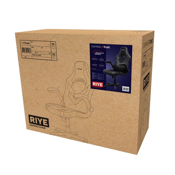 Trust GXT 703 RIYE Yleispelituoli Musta