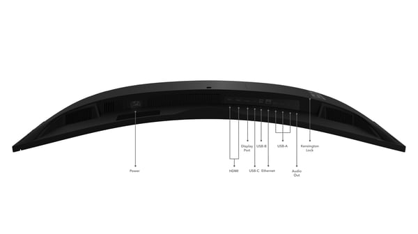 Lenovo Legion R45w-30 computerskærm 113 cm (44.5") 5120 x 1440 pixel Dual WQHD LED Sort