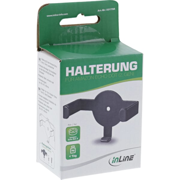 InLine 23179A hållare Passiv hållare Bärbar högtalare Svart