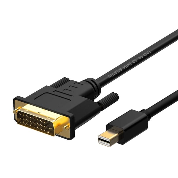 AISENS A125-0363 videokabel adapter 2 m Mini DisplayPort DVI Sort