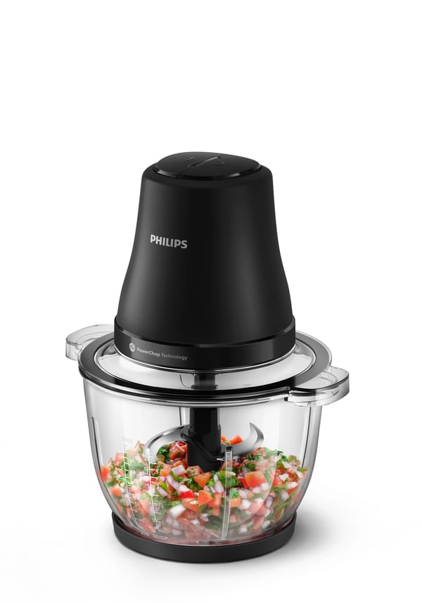 Philips HR1502/00 elektrisk minihackare 2 l 500 W Svart