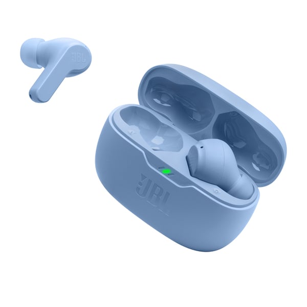 JBL Wave Beam Headset True Wireless Stereo (TWS) I öra Samtal/musik/sport/vardag Bluetooth Blå