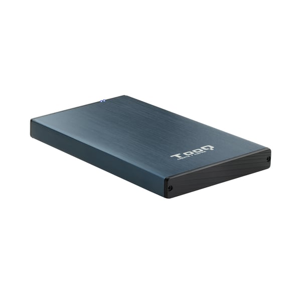 TooQ TQE-2527PB Hölje för lagringsenheter HDD-hölje Svart, Marinblå 2.5"