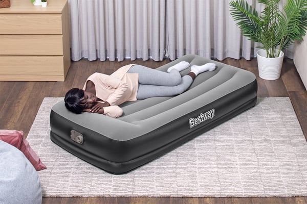 Bestway 67723 / 23 luftmadrass Enkelmadrass Svart, Grå Unisex