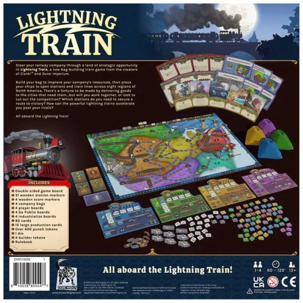 Asmodee Lightning Train Lautapeli Strategia